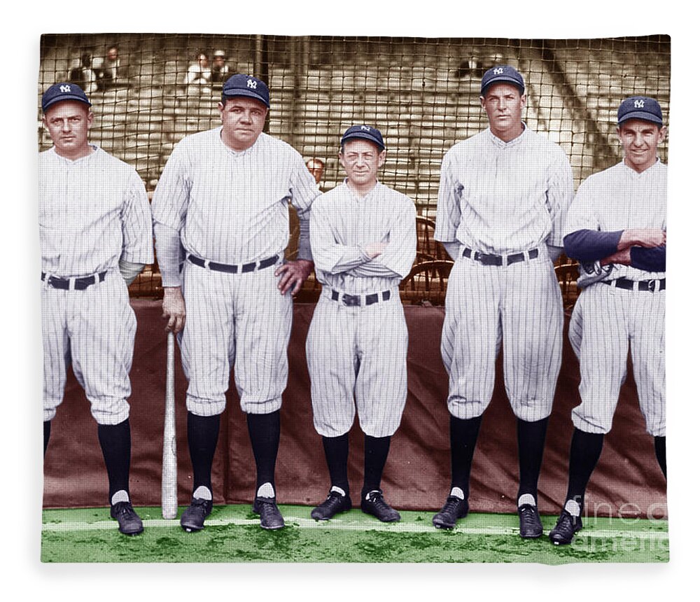 New York Yankees Fleece Blanket by Joseph Palumbo - Pixels