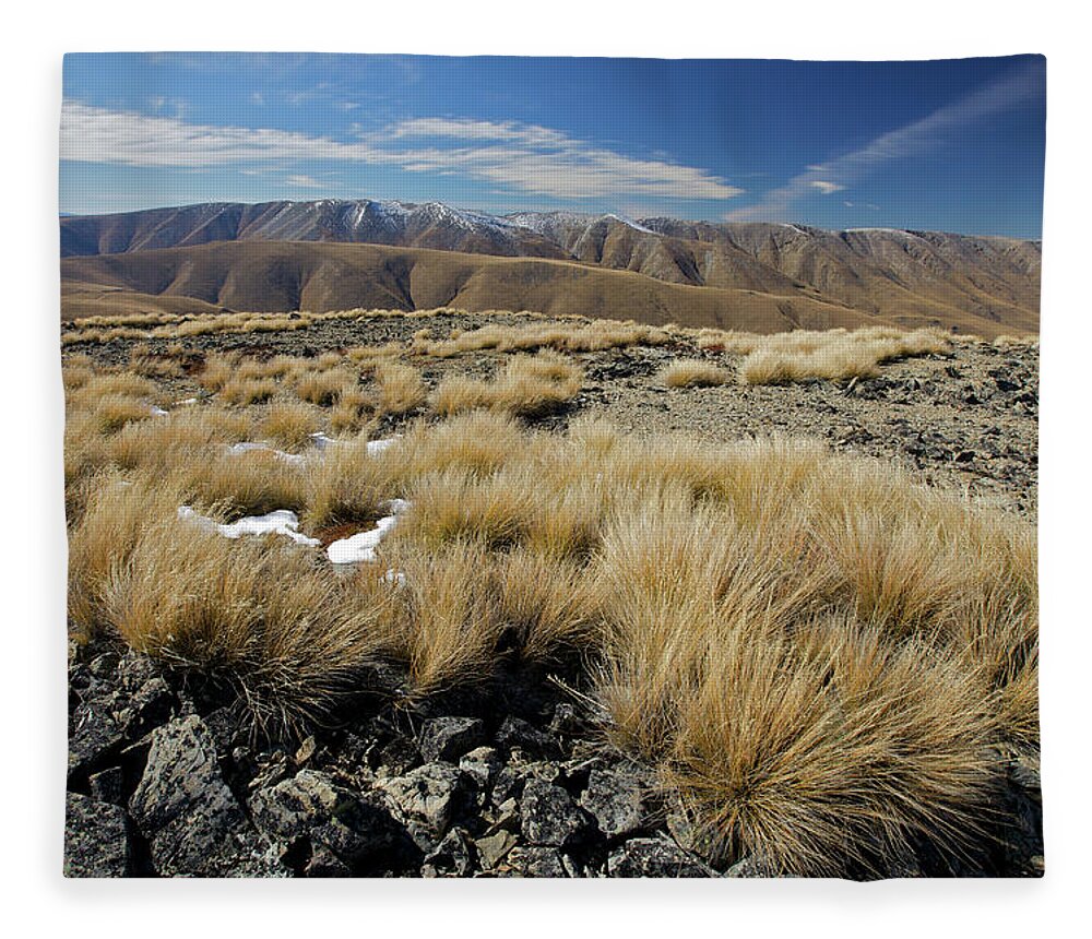 Tranquility Fleece Blanket featuring the photograph Oteake by Sven Klerkx