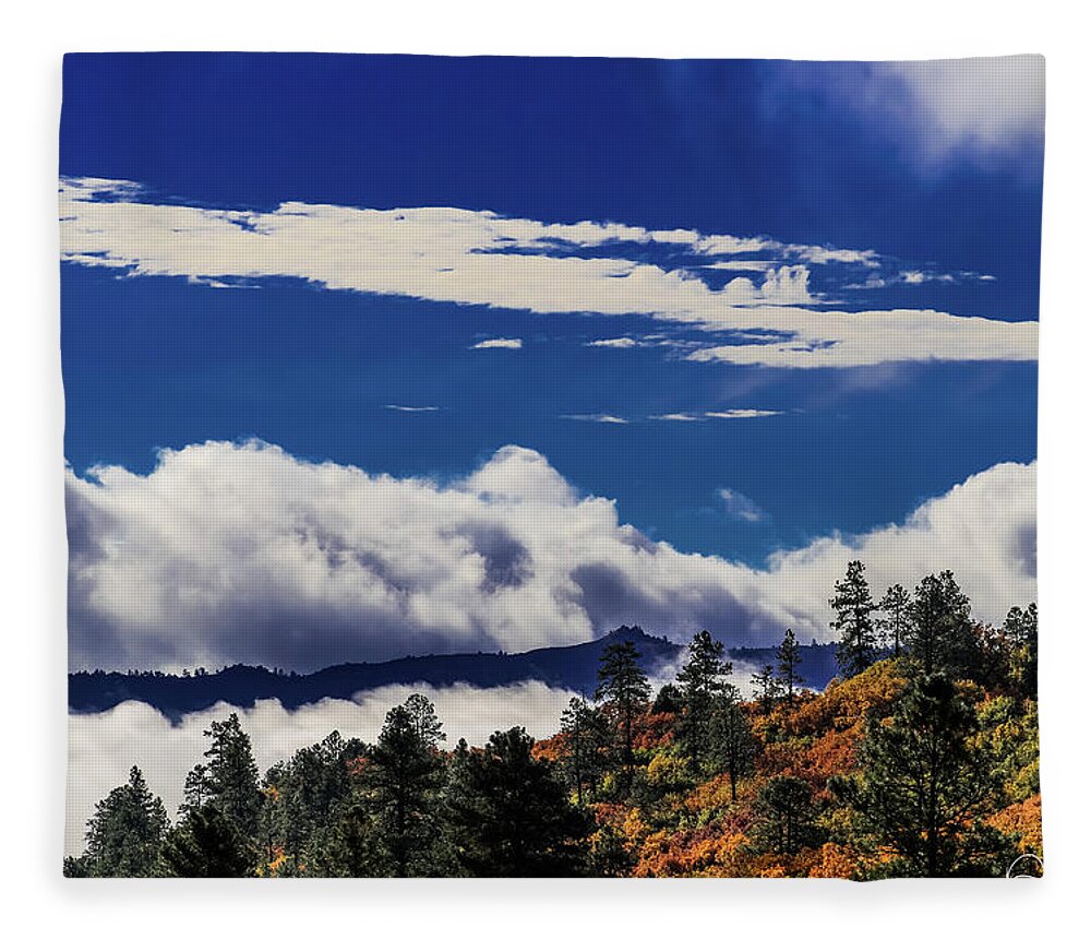 Canon 7d Mark Ii Fleece Blanket featuring the photograph Over the Mountain by Dennis Dempsie