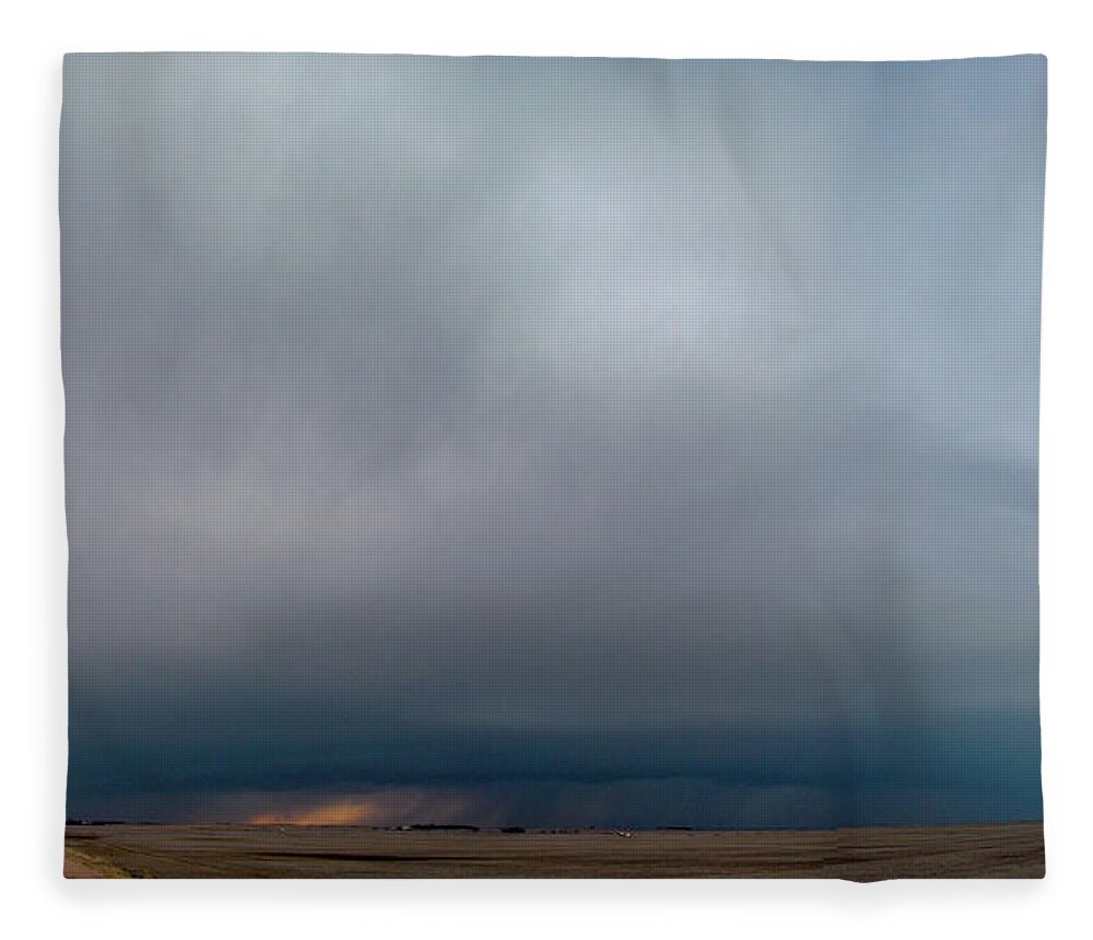 Nebraskasc Fleece Blanket featuring the photograph Picturesque Nebraska Storm 002 by Dale Kaminski
