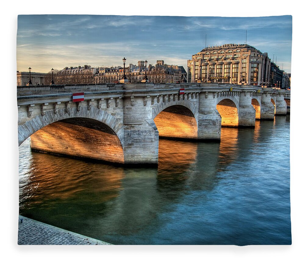 Pont-neuf And Samaritaine, Paris, France by Romain Villa Photographe