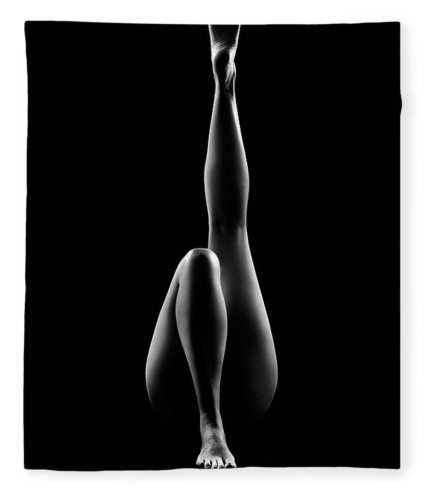 Woman Fleece Blanket featuring the photograph Reflections of D'nell 7 by Johan Swanepoel