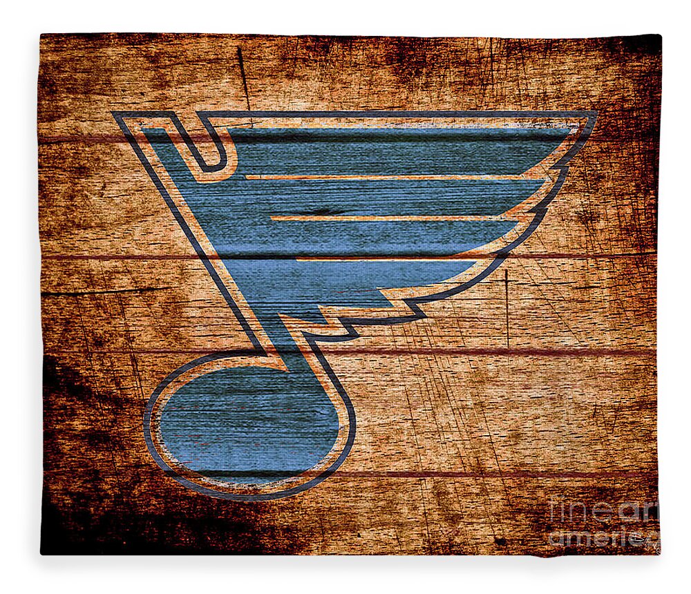 St Louis Fleece Blanket featuring the photograph Rustic Blues by Billy Knight