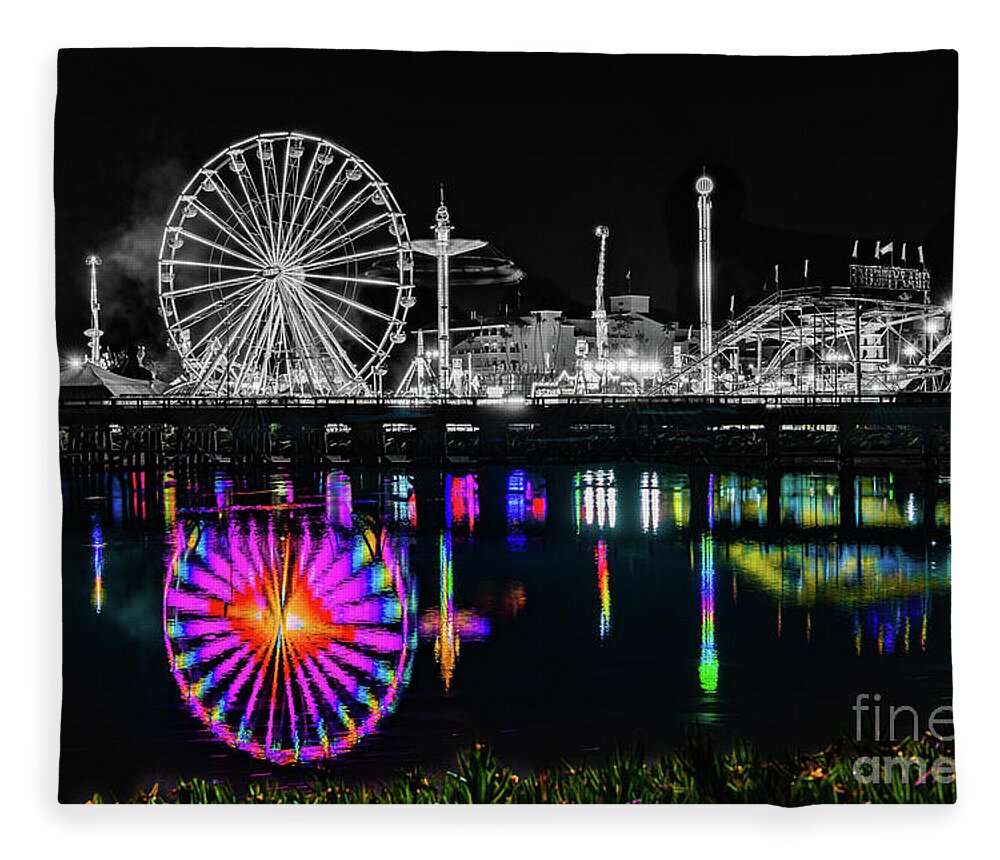California Fleece Blanket featuring the photograph San Diego County Fair is Ozsome by David Levin