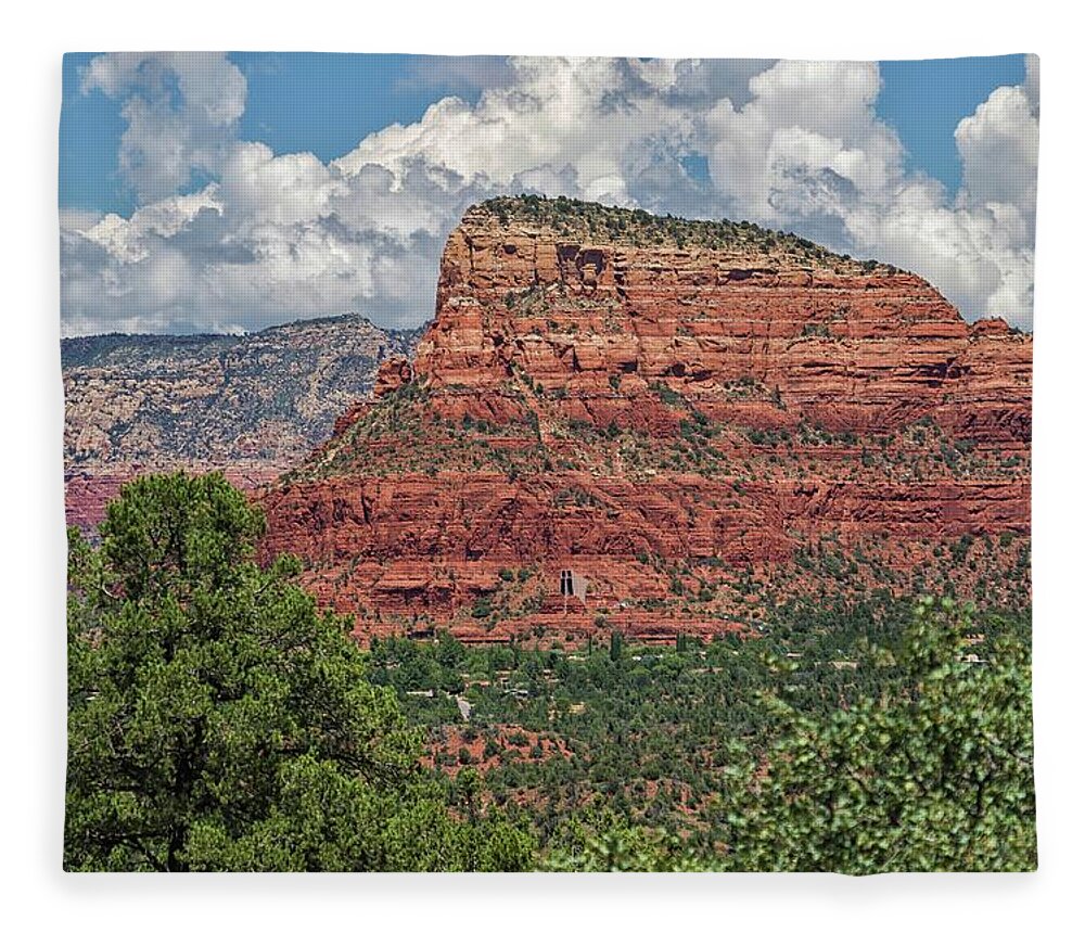 Arizona Fleece Blanket featuring the photograph Sedona Red Rocks 3 by Marisa Geraghty Photography