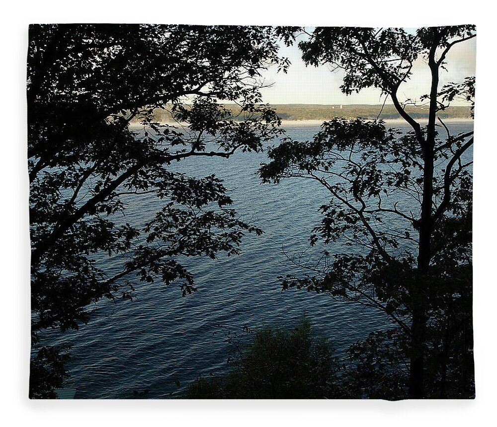 Lake Fleece Blanket featuring the photograph Seneca Lake by Jeffrey Peterson