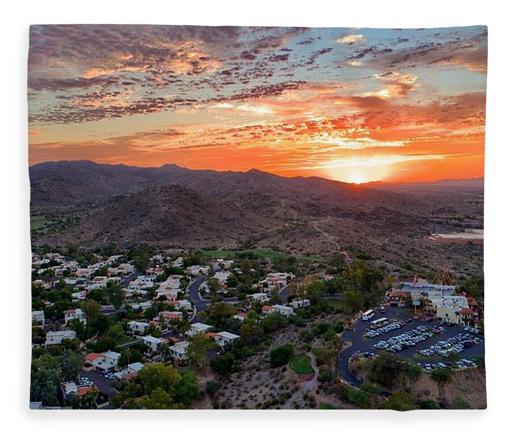 Sun Fleece Blanket featuring the photograph Sky Art by Anthony Giammarino