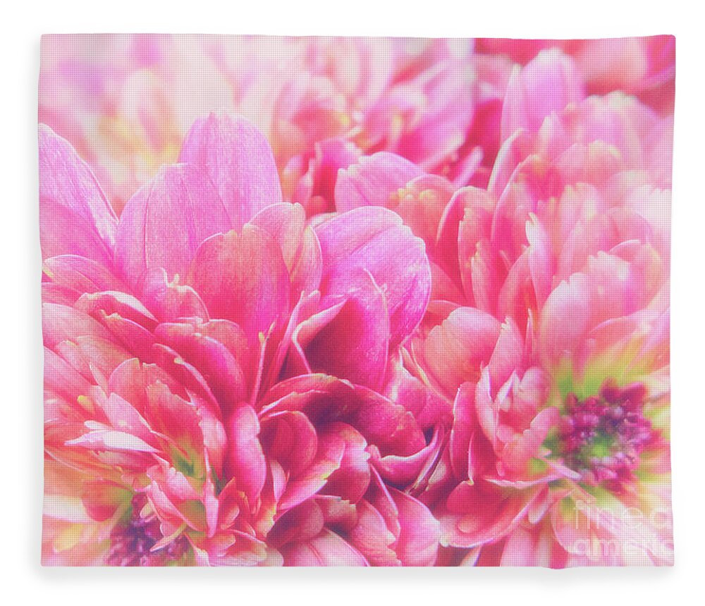 Pink Fleece Blanket featuring the photograph Soft and Light 48 by Becqi Sherman