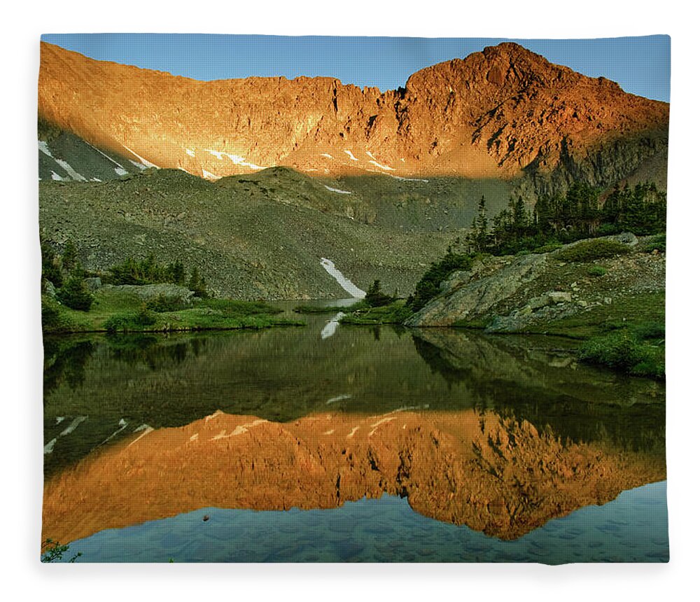 Tranquility Fleece Blanket featuring the photograph Solitude by Robin Wilson Photography