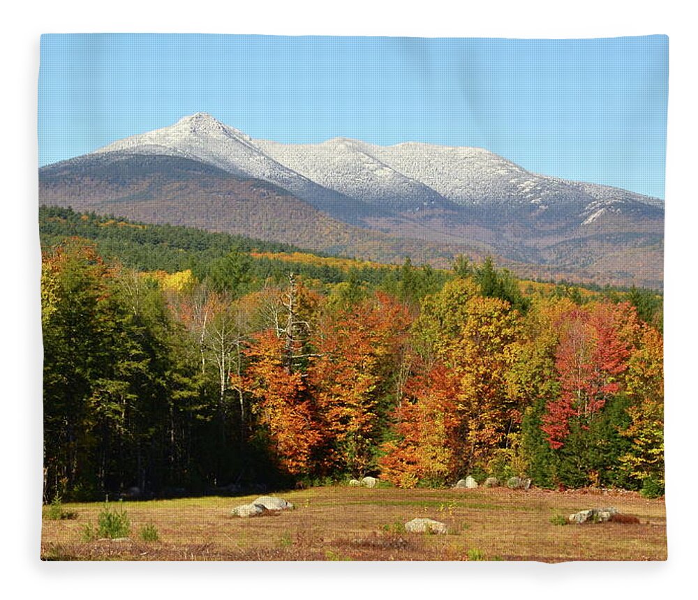 Landscape Fleece Blanket featuring the pyrography Southside by Harry Moulton