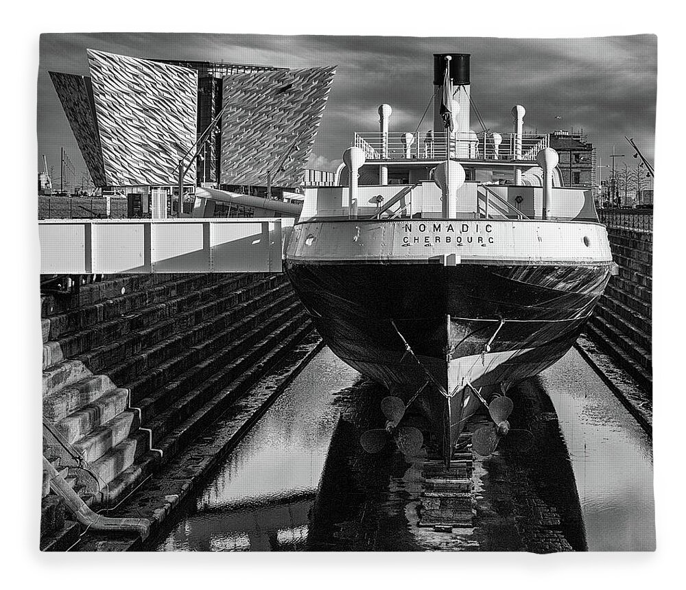 Ss Nomadic Fleece Blanket featuring the photograph Nomadic 2 by Nigel R Bell