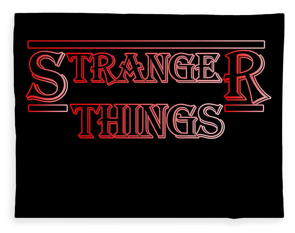 Stranger Things - Life Quote Fleece Blanket