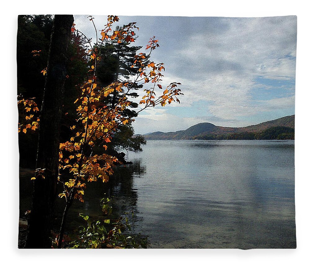 Sugarloaf Fleece Blanket featuring the photograph Sugarloaf View by Wayne King