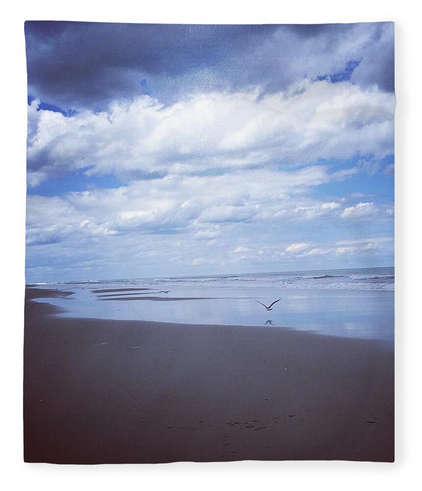Beach Fleece Blanket featuring the photograph Summer Day by Lisa Burbach