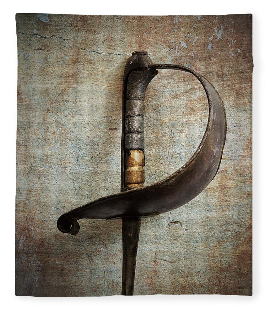 Sword Fleece Blanket featuring the photograph Sword by Jelena Jovanovic