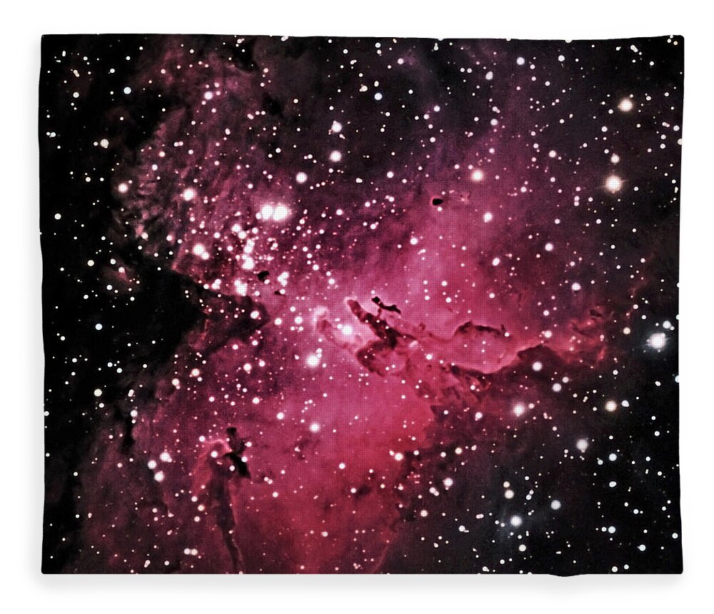 Majestic Fleece Blanket featuring the photograph The Eagle Nebula by A. V. Ley