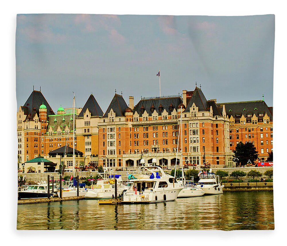 Victoria Fleece Blanket featuring the photograph The Empress by Segura Shaw Photography