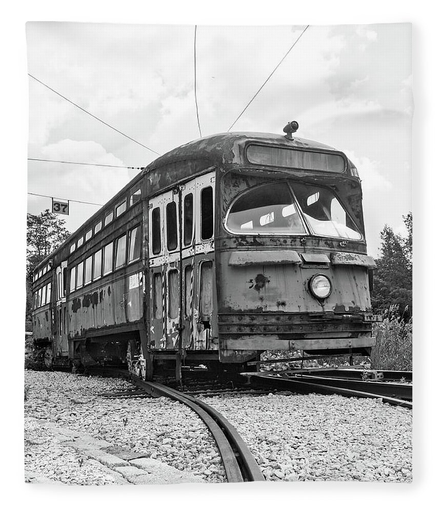 Ttc Streetcars Fleece Blanket featuring the photograph The Streetcar by Nick Mares