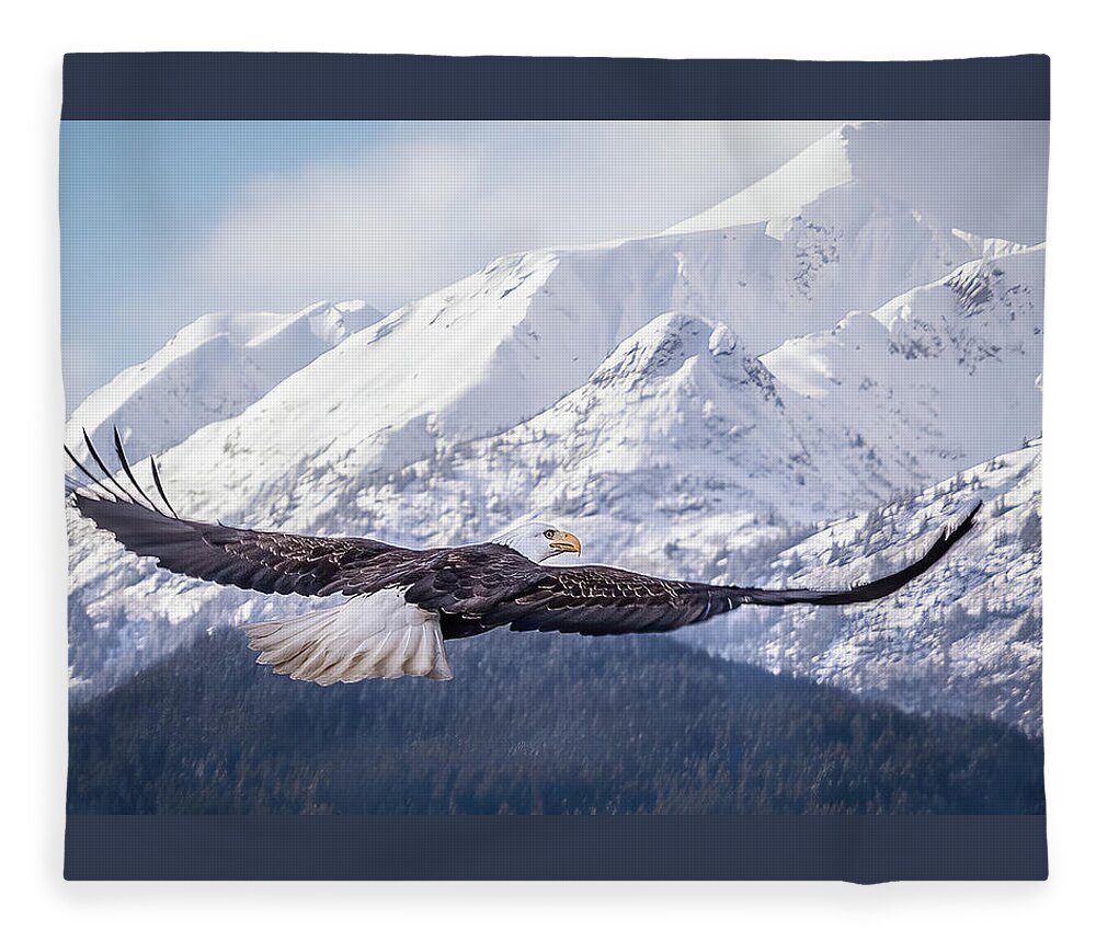 Alaska Fleece Blanket featuring the photograph To the Hills... by James Capo