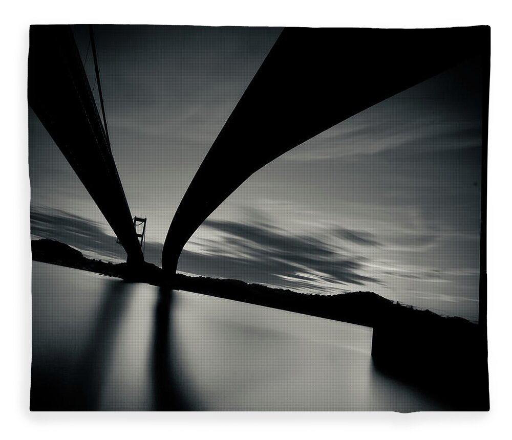 Tranquility Fleece Blanket featuring the photograph Twin Bridges by Petterphoto Petter.junk@gmail.com