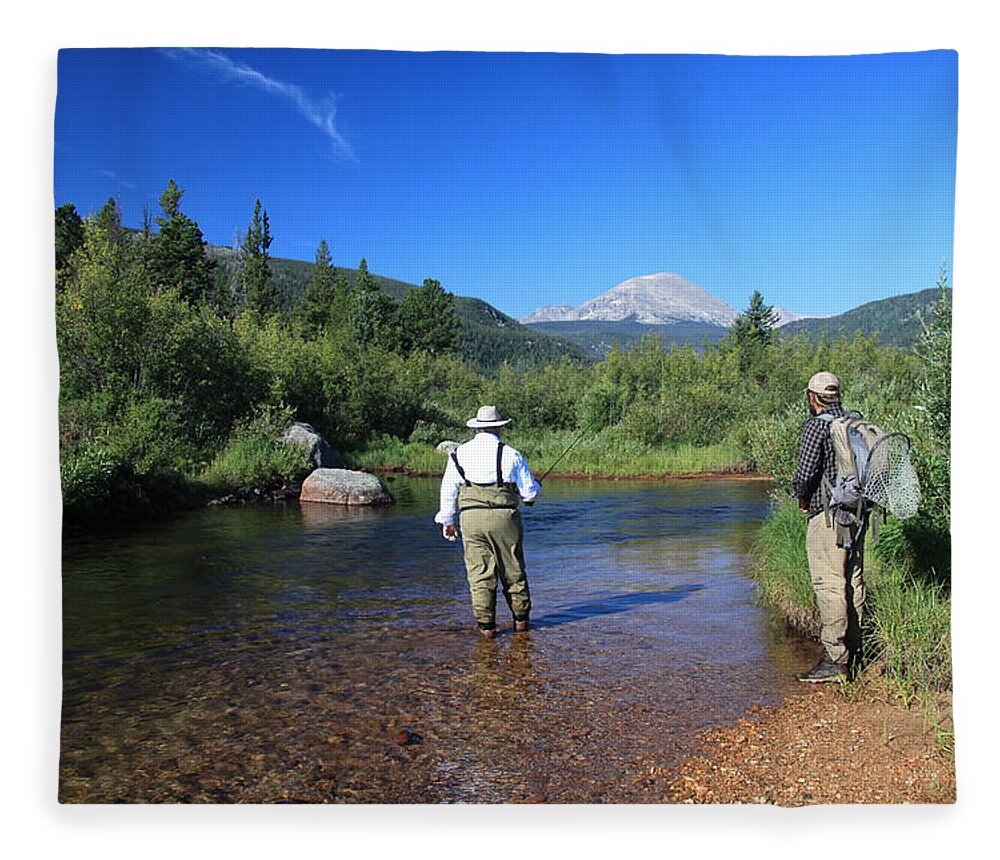 https://render.fineartamerica.com/images/rendered/default/flat/blanket/images/artworkimages/medium/2/two-men-fly-fishing-diana-hopkins.jpg?&targetx=-124&targety=0&imagewidth=1200&imageheight=800&modelwidth=952&modelheight=800&backgroundcolor=1F211A&orientation=1&producttype=blanket-coral-50-60