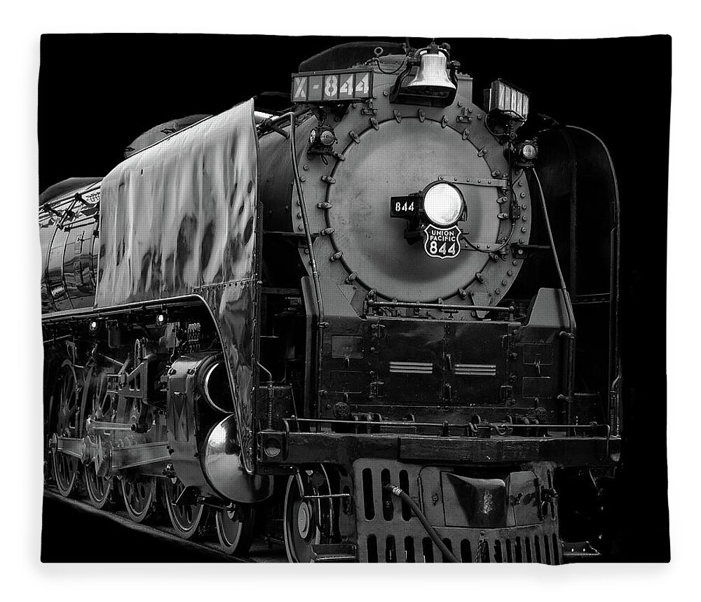 Train Fleece Blanket featuring the photograph Up844 by Jim Mathis