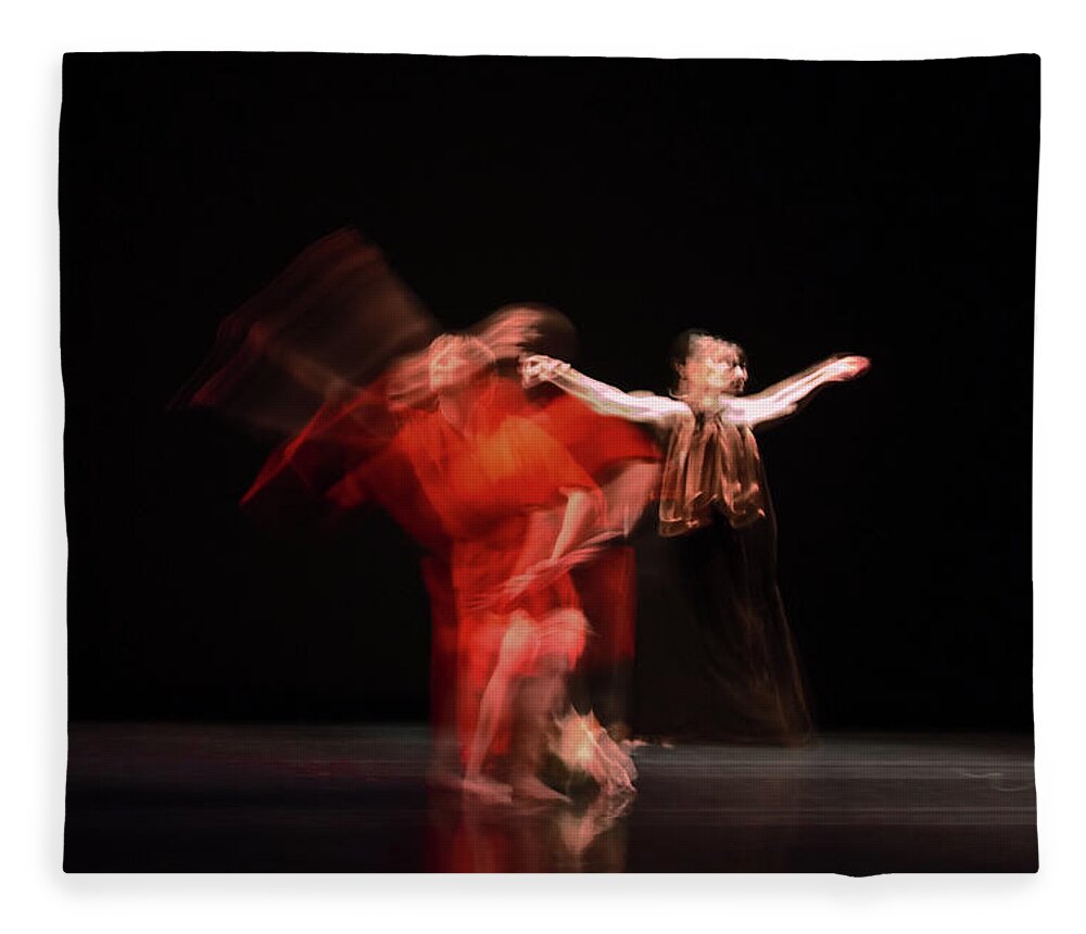 Crychord Fleece Blanket featuring the photograph Visitation 2 by Catherine Sobredo