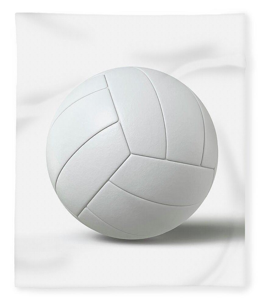 Simplicity Fleece Blanket featuring the photograph Volleyball by Burazin