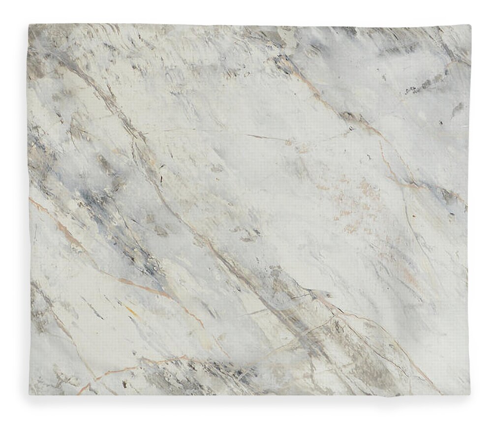 Stucco Veneziano WHITE MARBLE 2 Fleece Blanket by Dominion Design Group -  Pixels