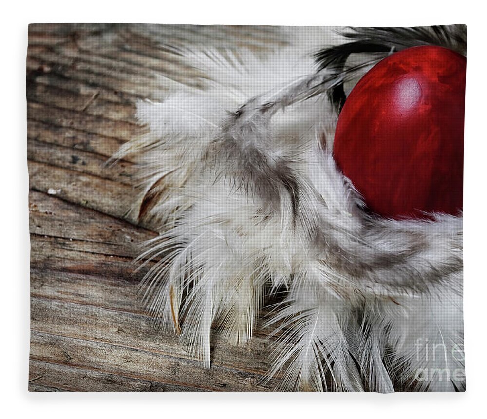 Easter Fleece Blanket featuring the photograph Easter Egg #1 by Jelena Jovanovic