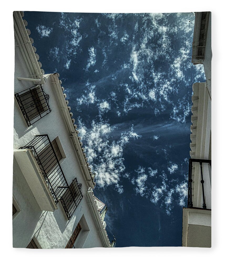 Ocean Fleece Blanket featuring the photograph Ocean in the Sky by Micah Offman
