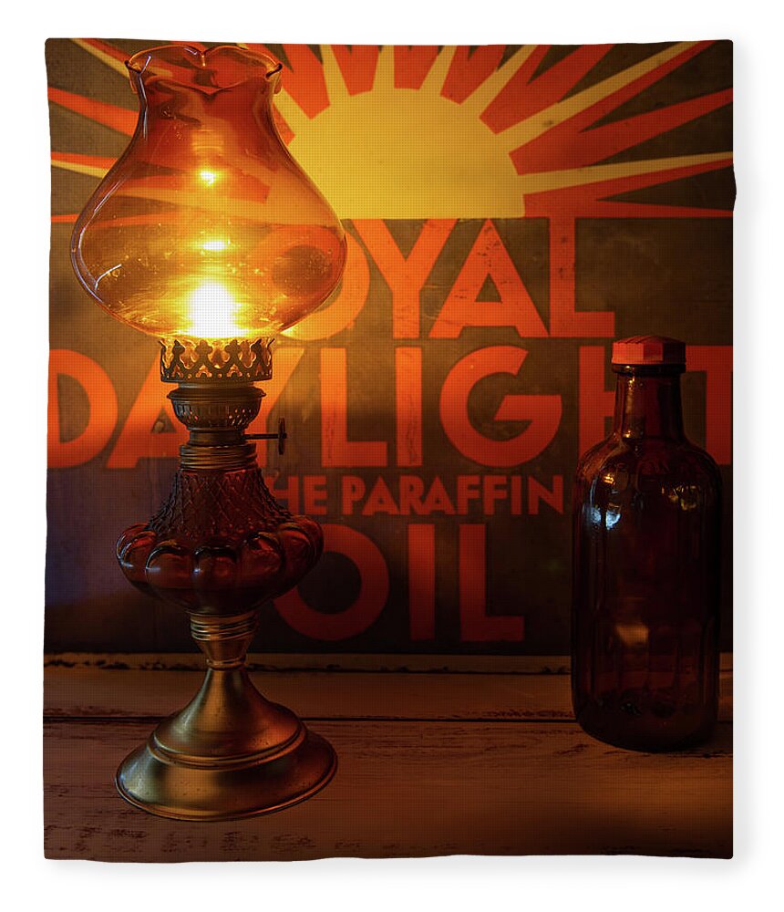 Oil Lamp Fleece Blanket featuring the photograph Royal Daylight #1 by Average Images