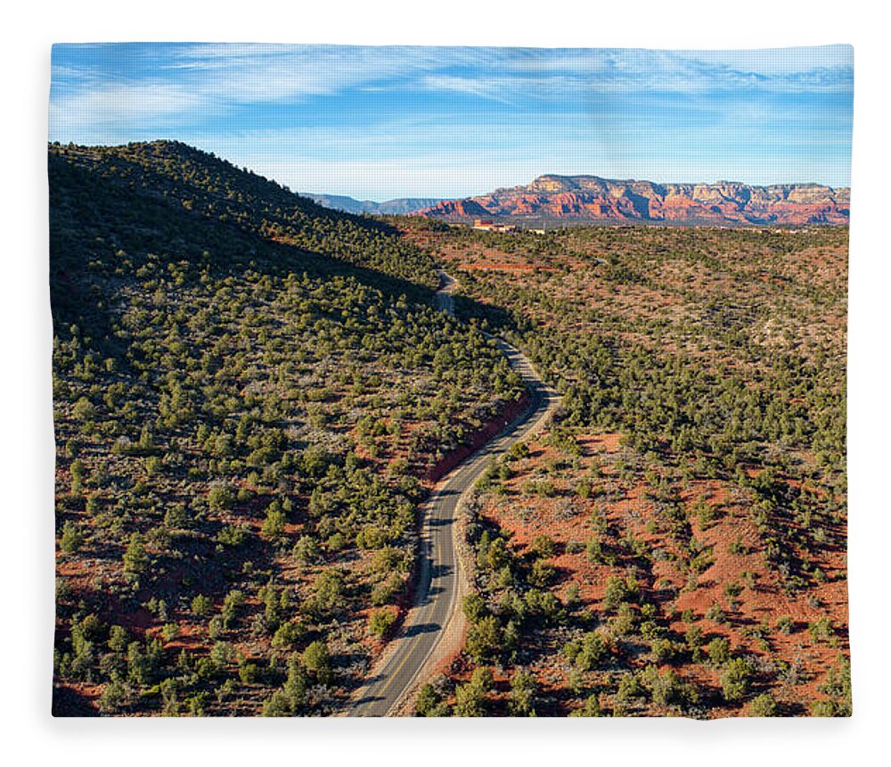 Sedona Fleece Blanket featuring the photograph Sedona Arizona Landscape #1 by Anthony Giammarino