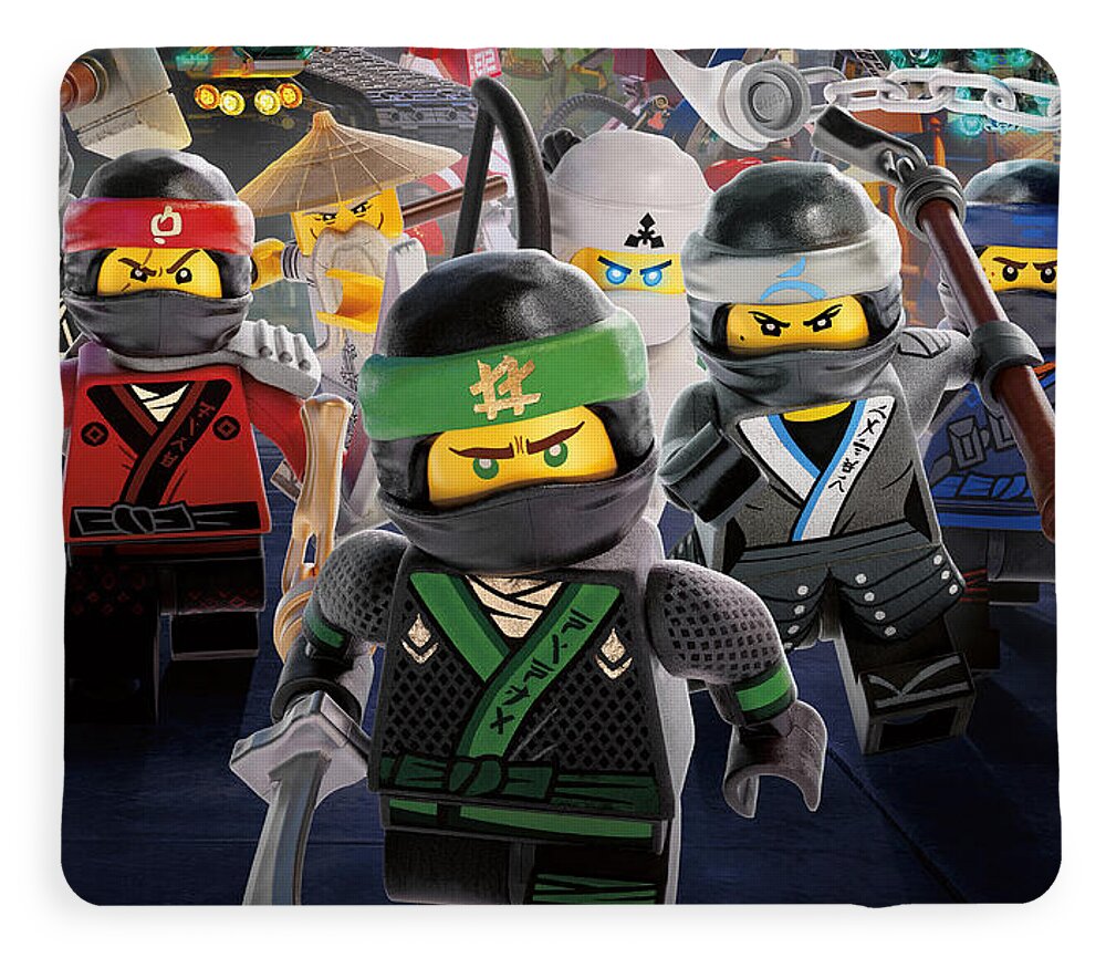 The Lego Ninjago Movie Fleece Blanket For Sale By Hai Nguyen