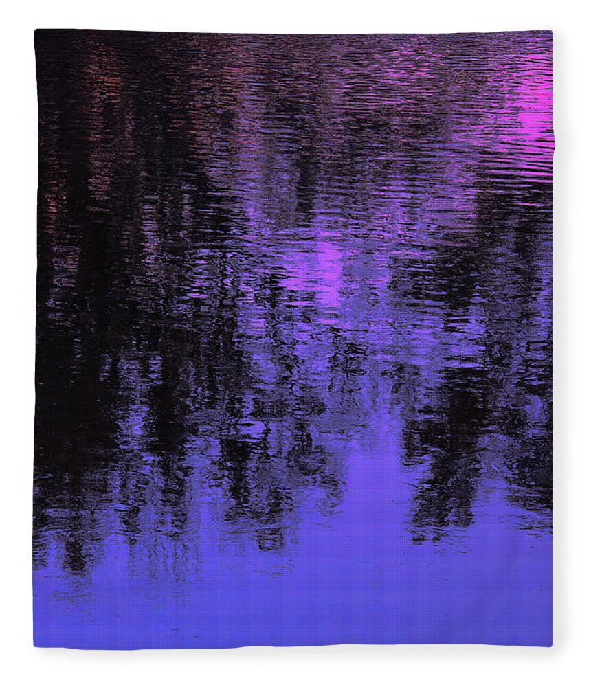 Reflection Fleece Blanket featuring the photograph The Tone Of Silent Weeping by Cynthia Dickinson