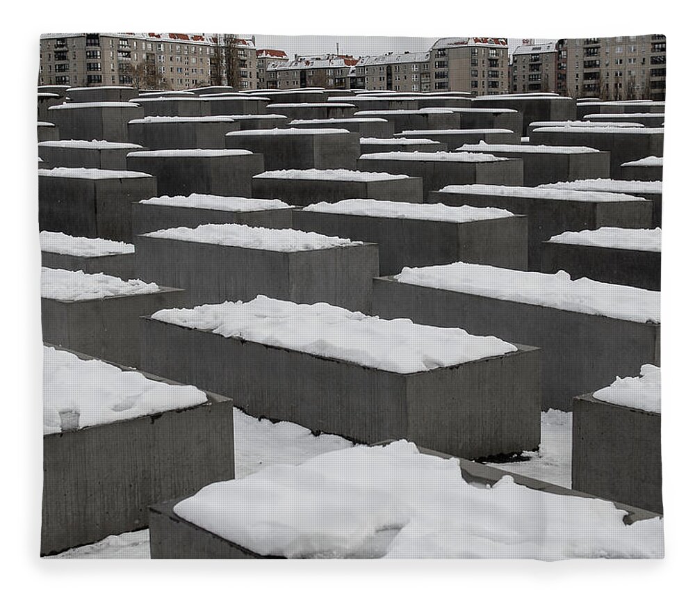 Architecture Fleece Blanket featuring the photograph Berlin #16 by Eleni Kouri