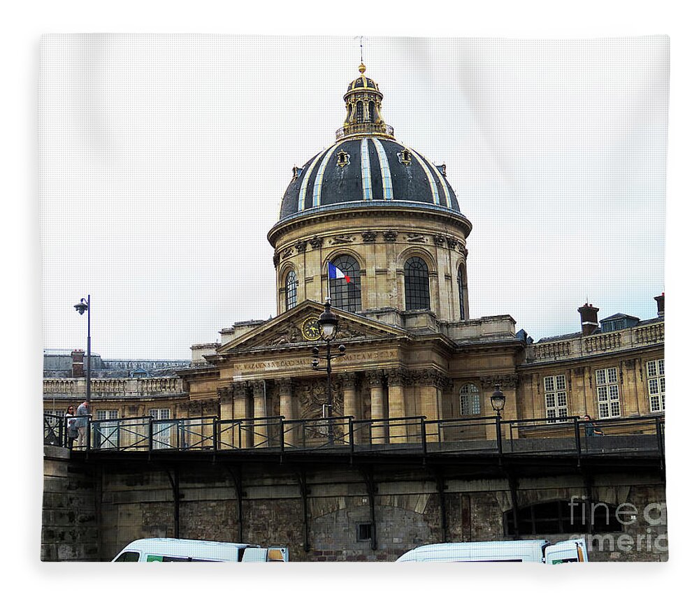 Paris Fleece Blanket featuring the photograph Paris, France #18 by Steven Spak