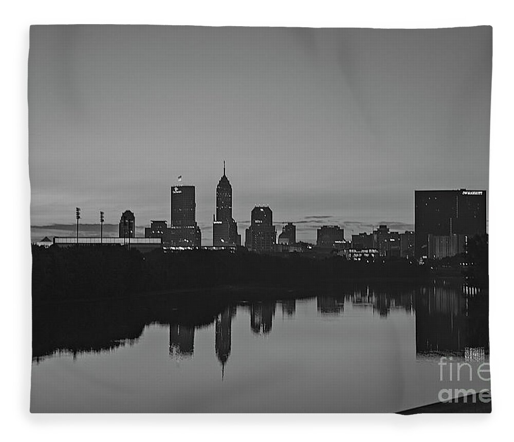 8288 Fleece Blanket featuring the photograph Indianapolis #19 by FineArtRoyal Joshua Mimbs