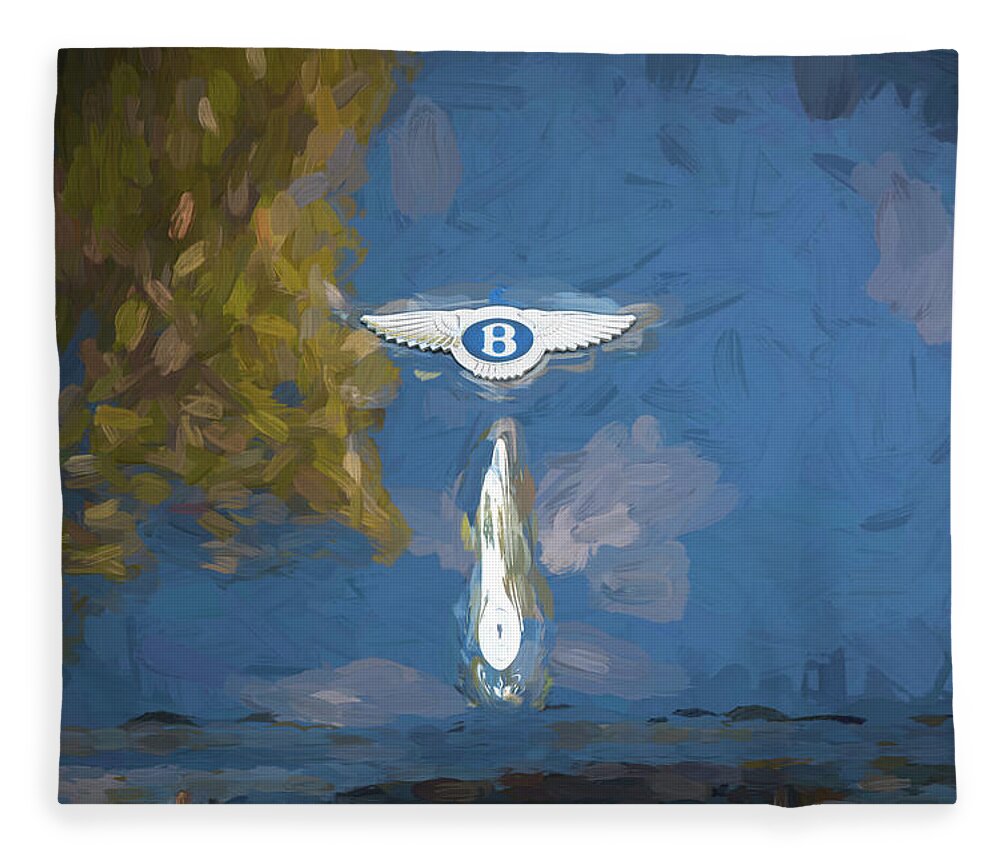  Fleece Blanket featuring the photograph 1953 Bentley R-Type Continental Fastback Sports Saloon X117 by Rich Franco