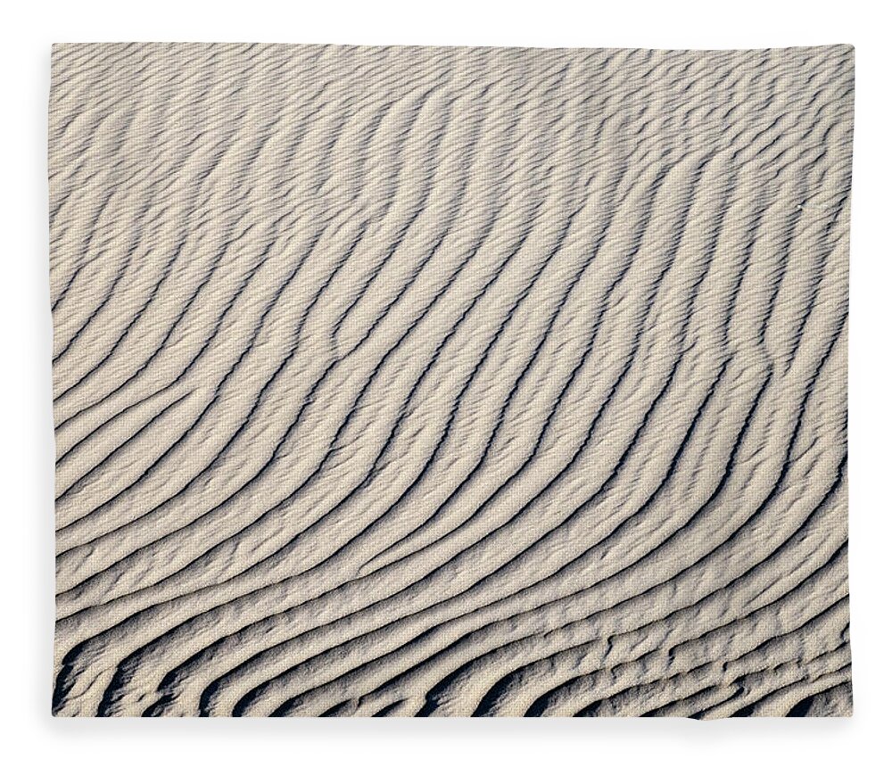 Sand Fleece Blanket featuring the photograph Background of sand dunes by Mikhail Kokhanchikov