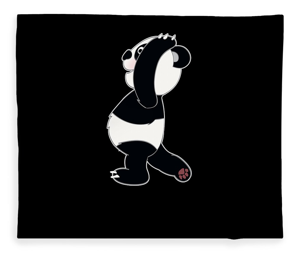 Cute Panda Yoga lover cartoon Gift Yoga Teacher Fleece Blanket by Lukas  Davis - Pixels