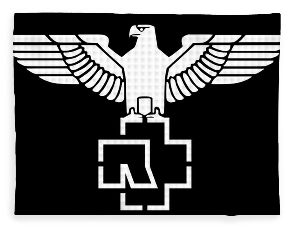 Rammstein Logo #2 Fleece Blanket