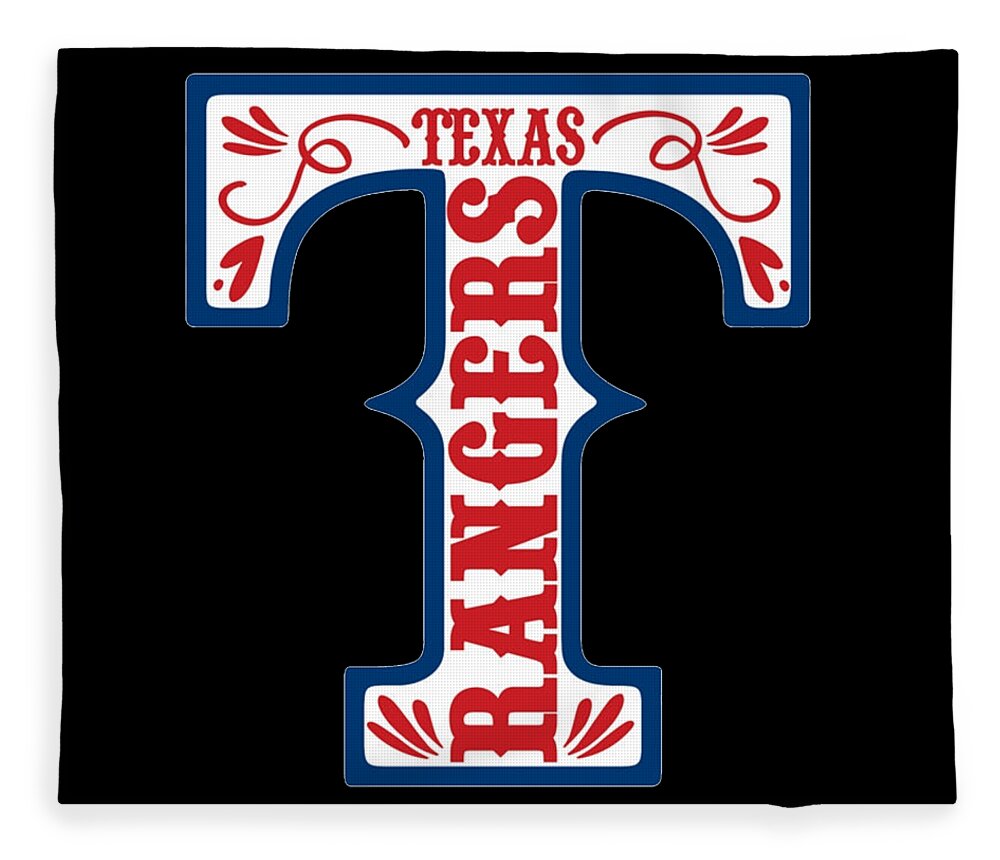 Texas Rangers Baseball Team Logo Fleece Blanket