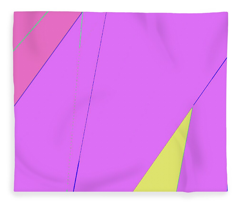  Fleece Blanket featuring the digital art Abstract by Art Store Home