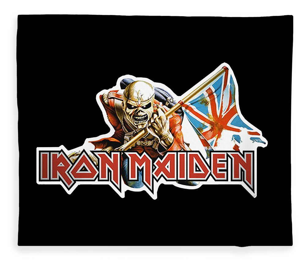 Best of Iron Maiden Band Logo Nongki #3 Fleece Blanket