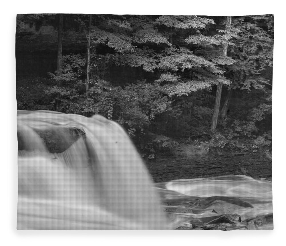  Fleece Blanket featuring the photograph Great Falls by Brad Nellis