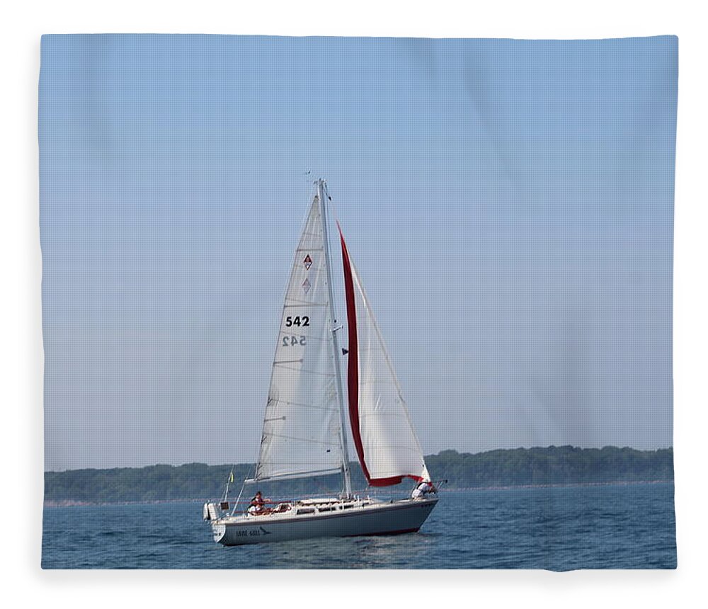  Fleece Blanket featuring the photograph The race #3 by Jean Wolfrum
