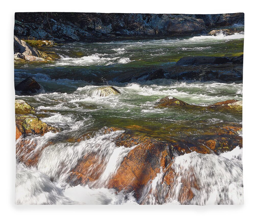 Tennessee Fleece Blanket featuring the photograph The Sinks by Phil Perkins