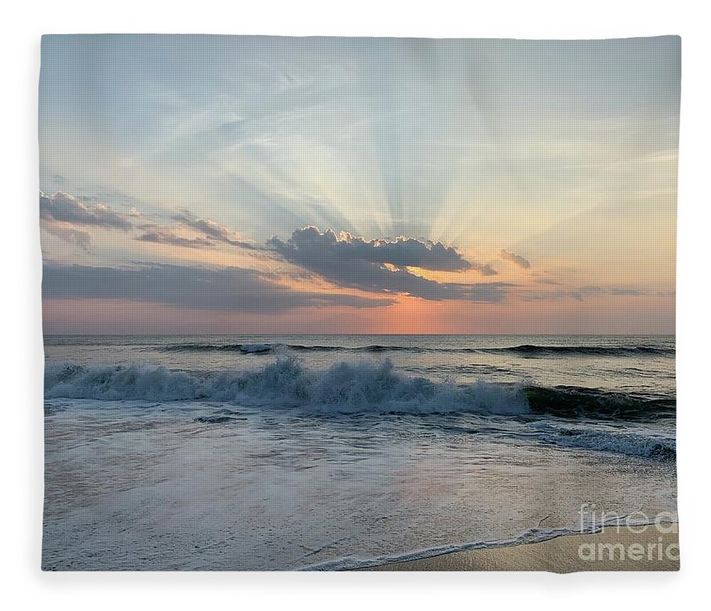  Fleece Blanket featuring the photograph OBX #5 by Annamaria Frost