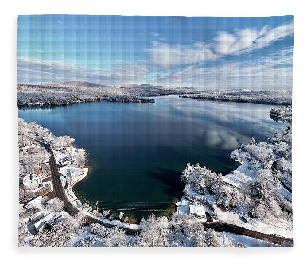  Fleece Blanket featuring the photograph Merrymeeting Lake #6 by John Gisis
